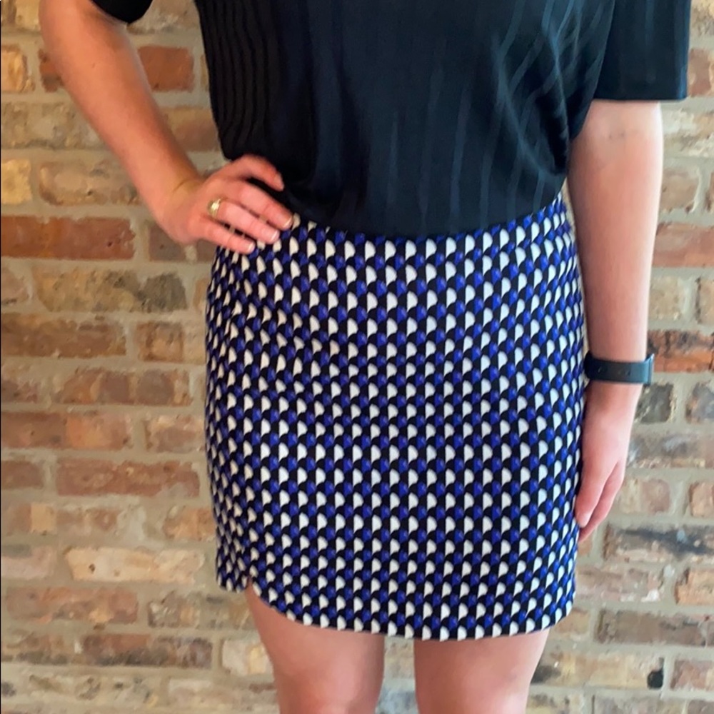 J Crew Patterned Skirt
